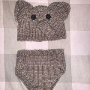 Pottery Barn kids Baby elephant photo prop